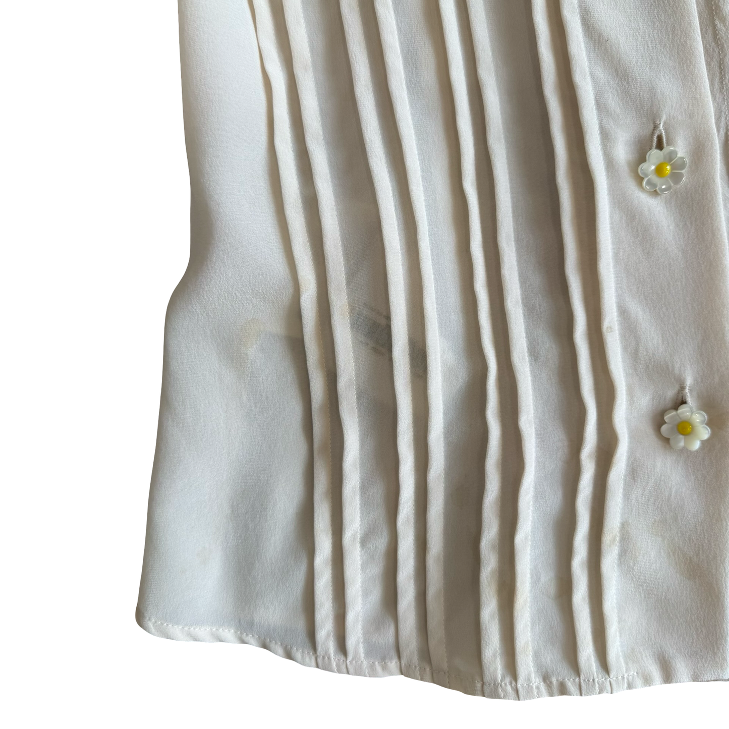 Miu Miu Daisy Button Button-Up SZ 38