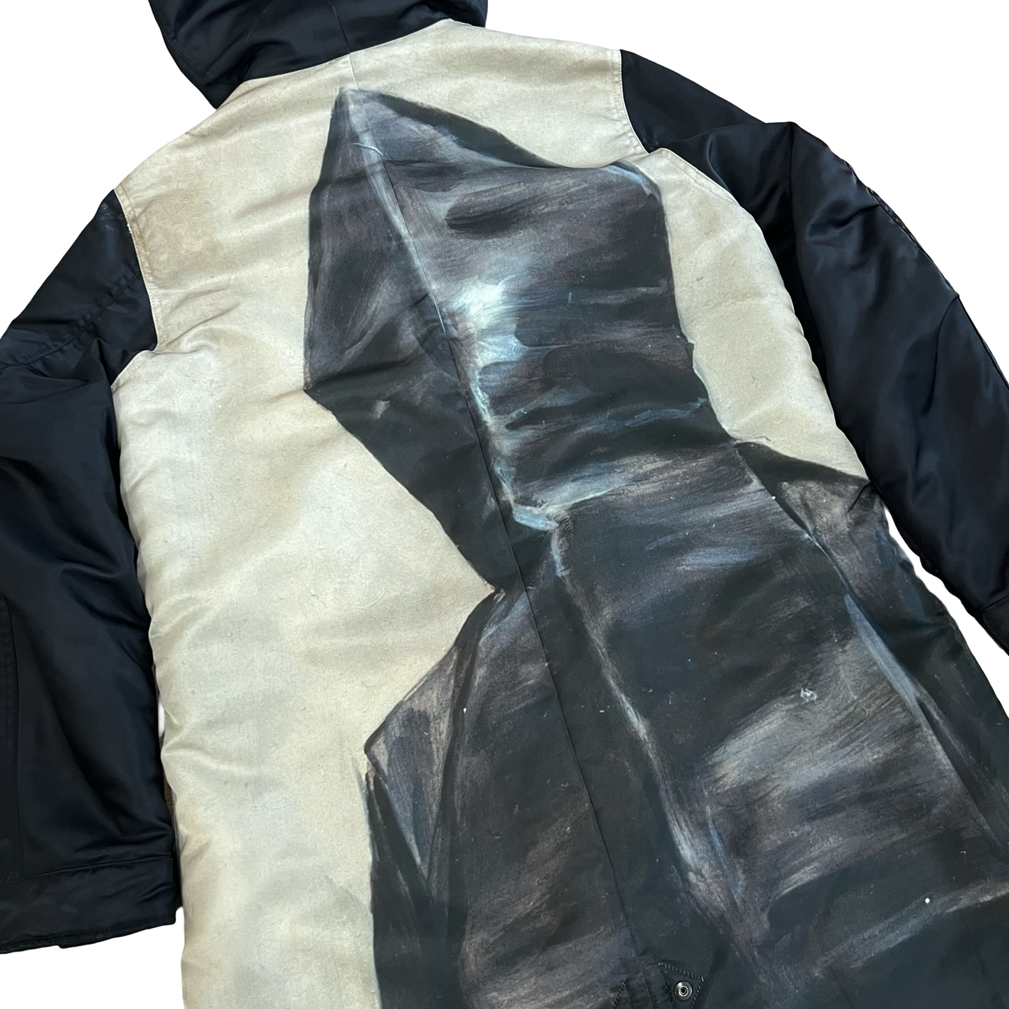 Undercover Michael Borremans Black Mould Parka AW16 SZ 3