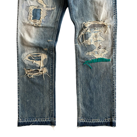 Undercover Green Yarn ‘68’ Denim SZ 4