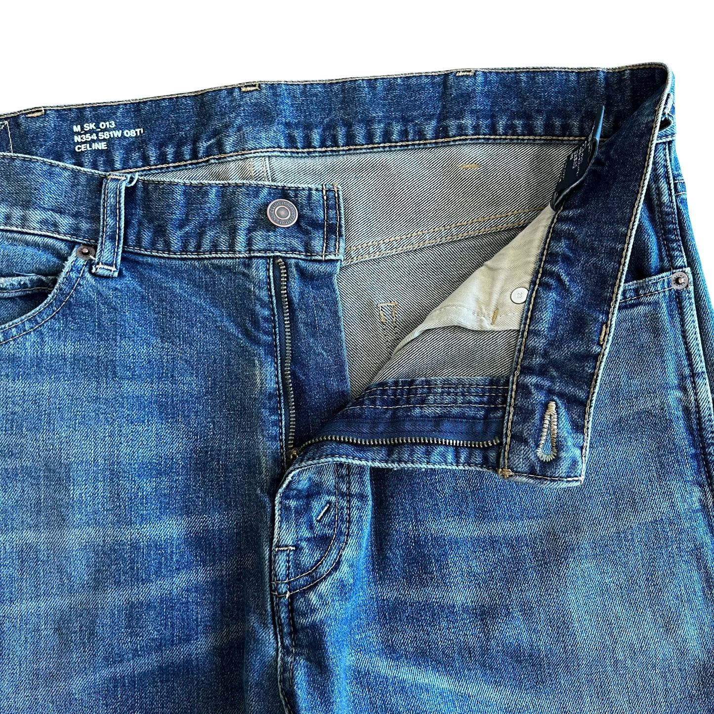 Celine M_SK_013 Light Wash Denim Sz 34