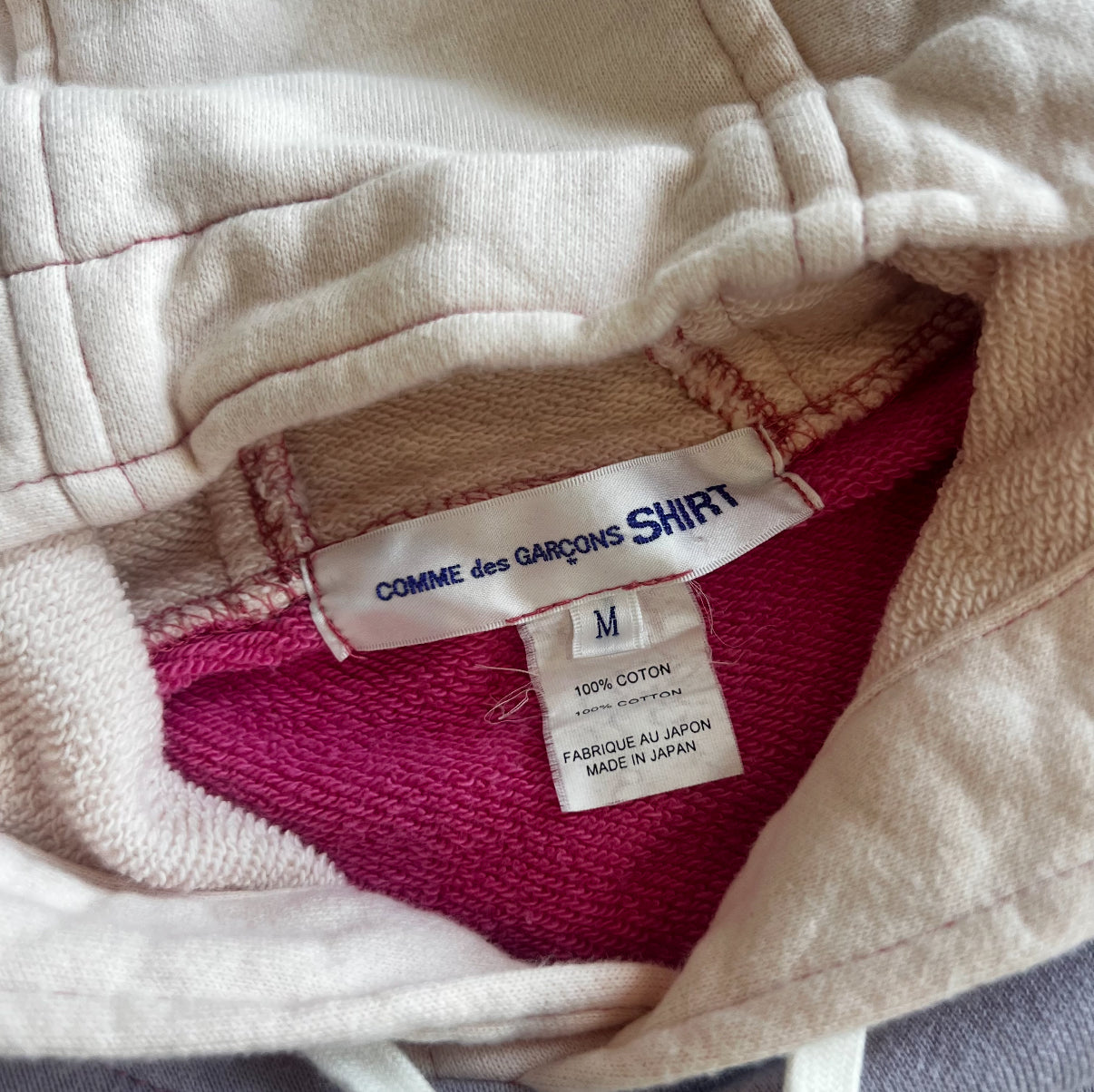 Comme des garçons Multi-color Hoodie SZ Medium