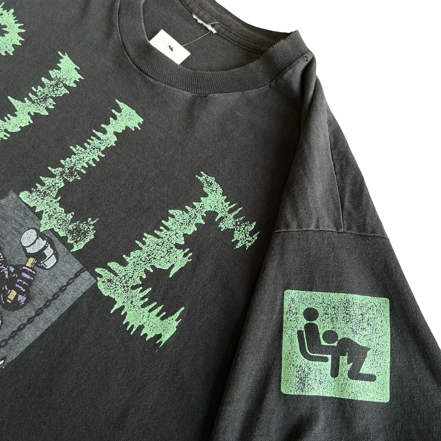 Vintage 90s Bile Tekno Whore Industrial Band T-Shirt Sz XL