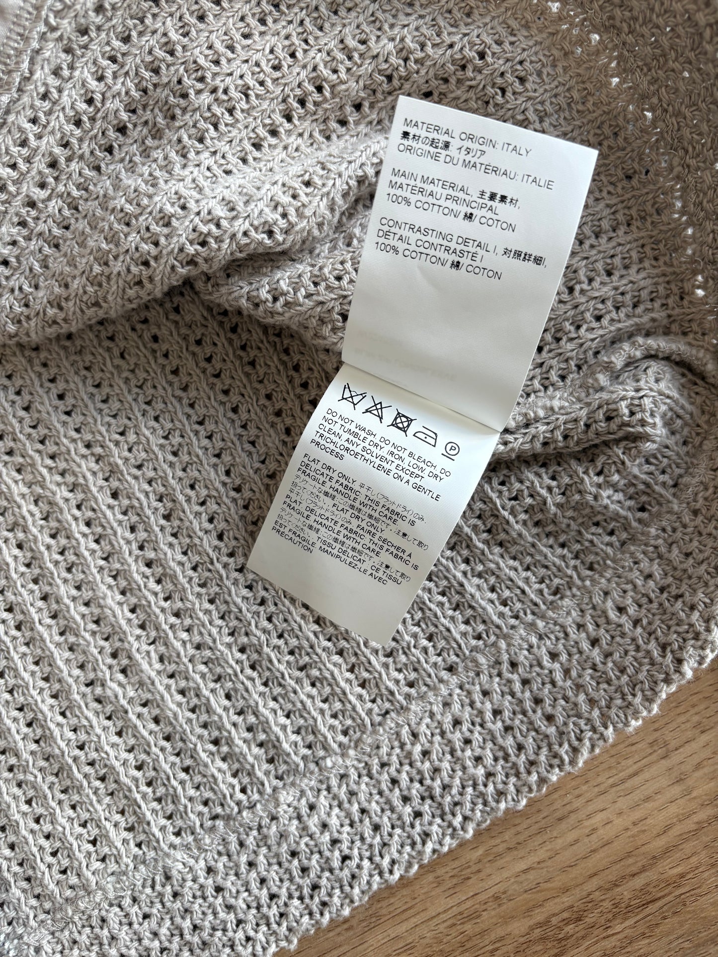 Our Legacy Slim Zip l/s Dusk Sz 40