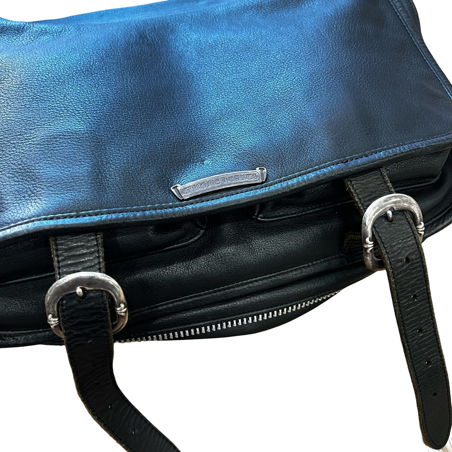 Chrome Hearts Gunslinger Leather Messenger Bag