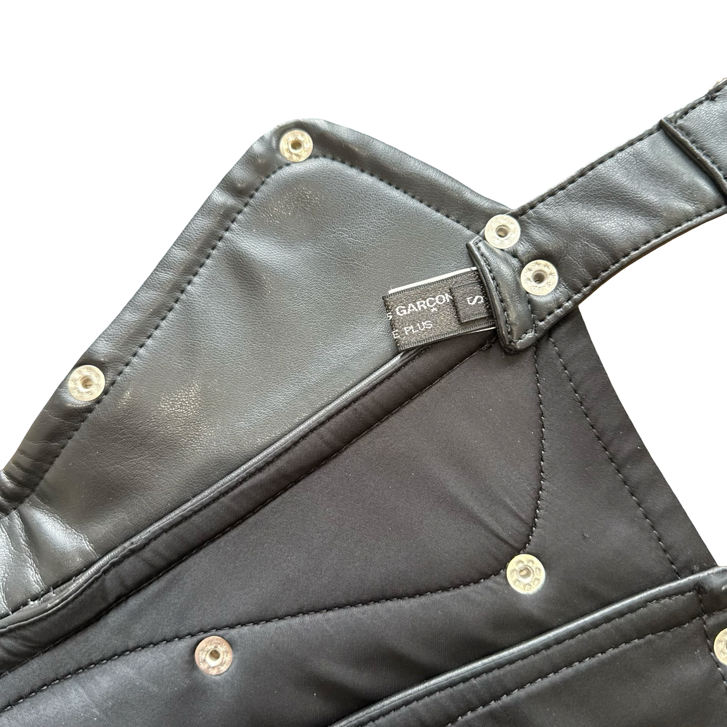 Comme des garçon Leather ‘Armor’ waist Garter AW16