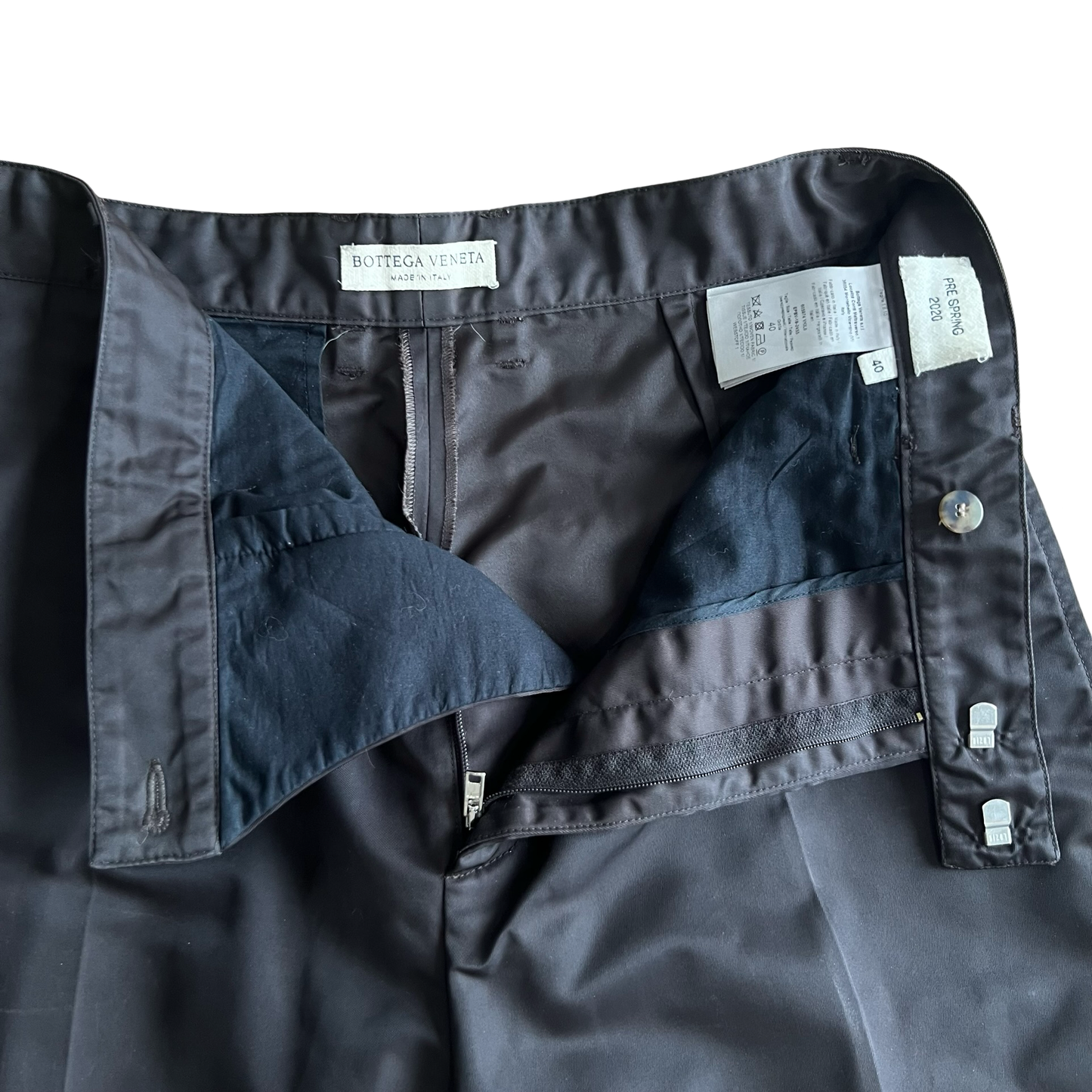 Bottega Veneta Nylon Cargo Pants SS2020 SZ 40