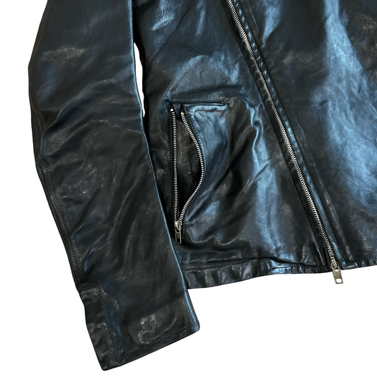 Carol Christian Poell Leather Fencing Jacket SZ 48