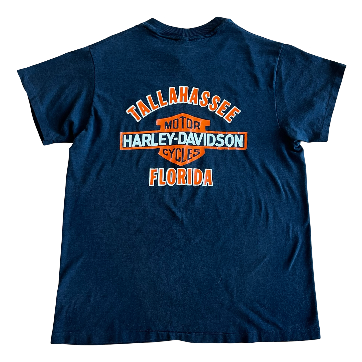 Vintage 70/80s Harley Davidson V Engine Florida Shirt SZ M