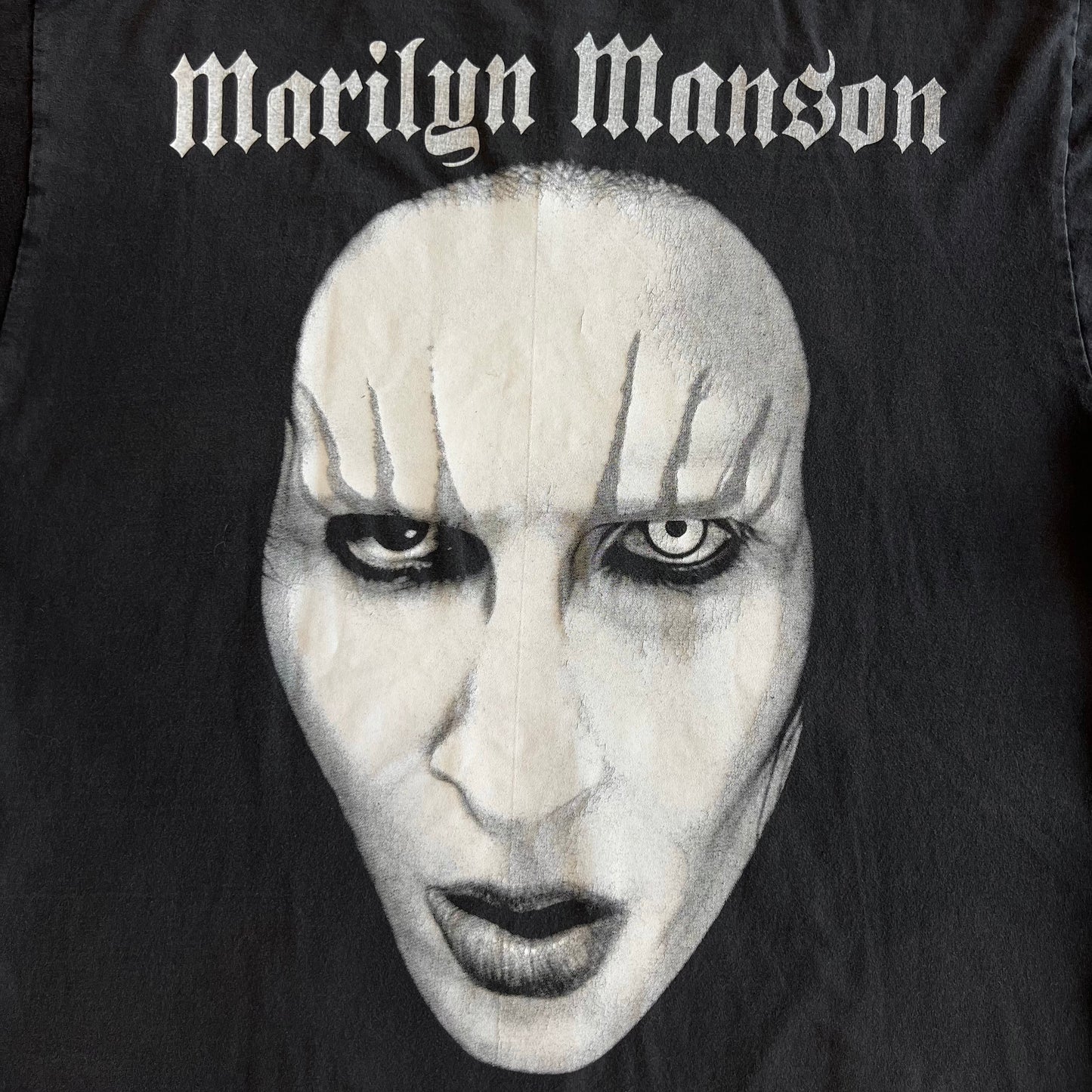 Vintage 90s Marilyn Manson Large Face T-Shirt SZ XL