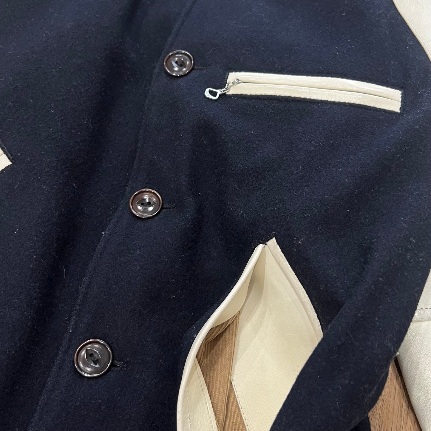 Junya Watanabe x Johnson Leathers Varsity Jacket Sz M