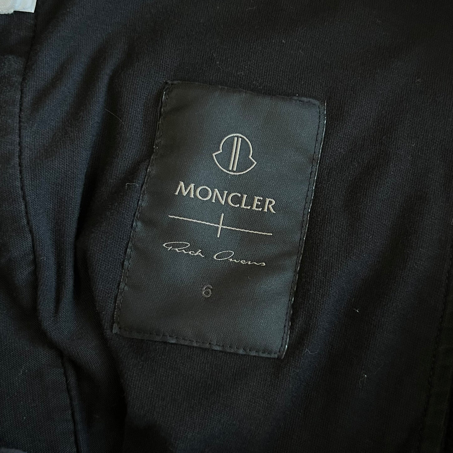 Rick Owens x Moncler Cotton Boxer Shorts SZ S