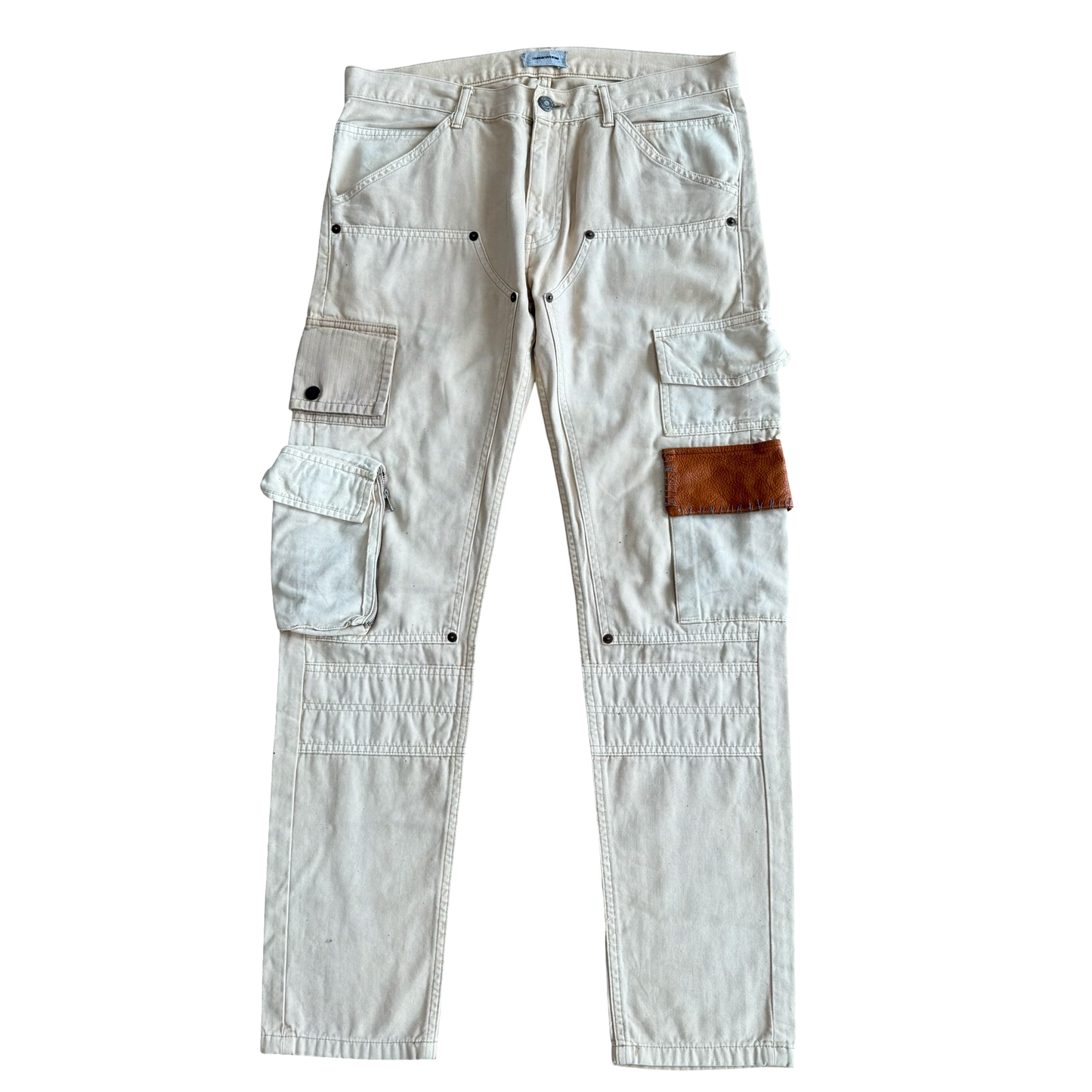 Undercover Leather Pocket Cargo Pants SS12 SZ 3