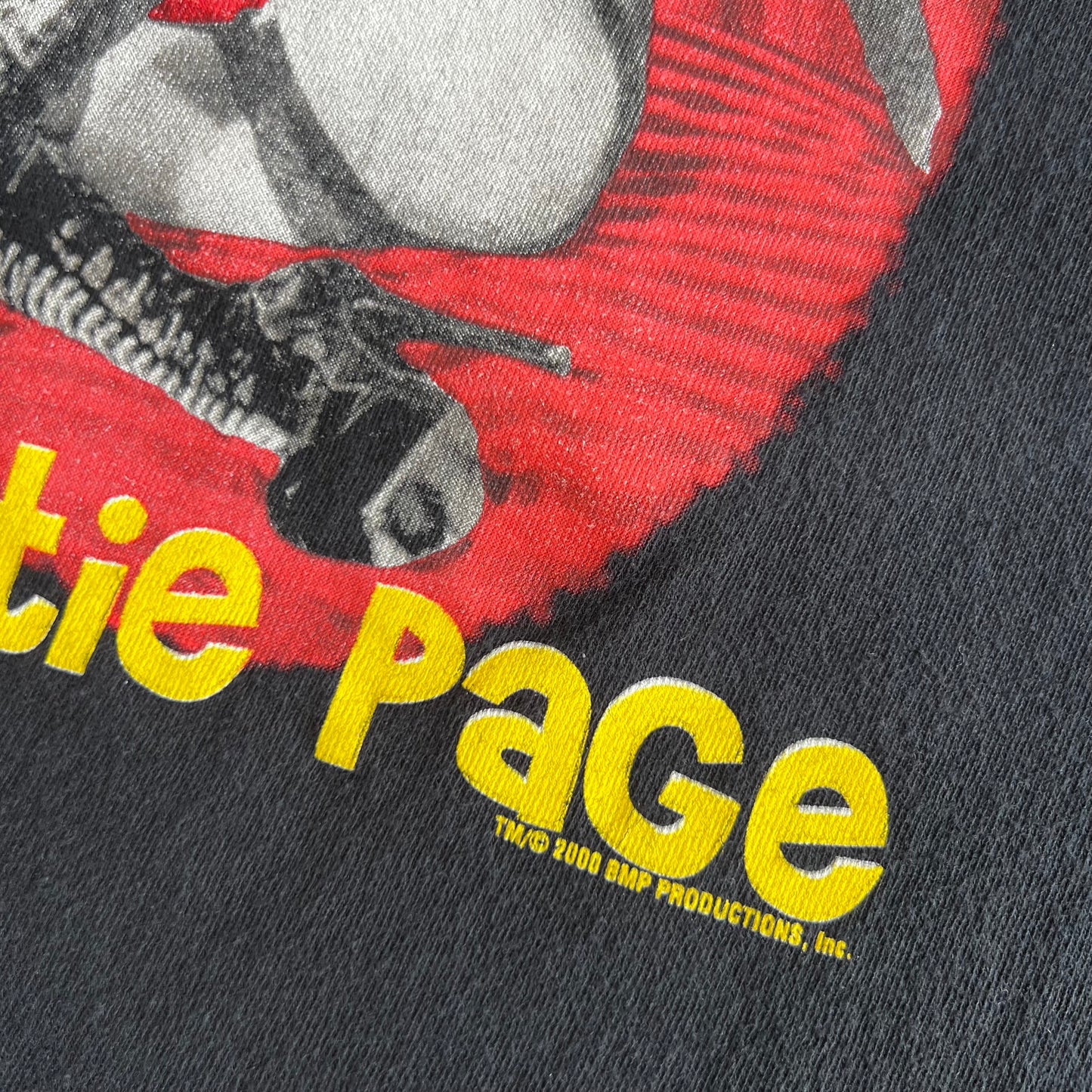 Vintage 00s Bettie Page Photo T-Shirt SZ M