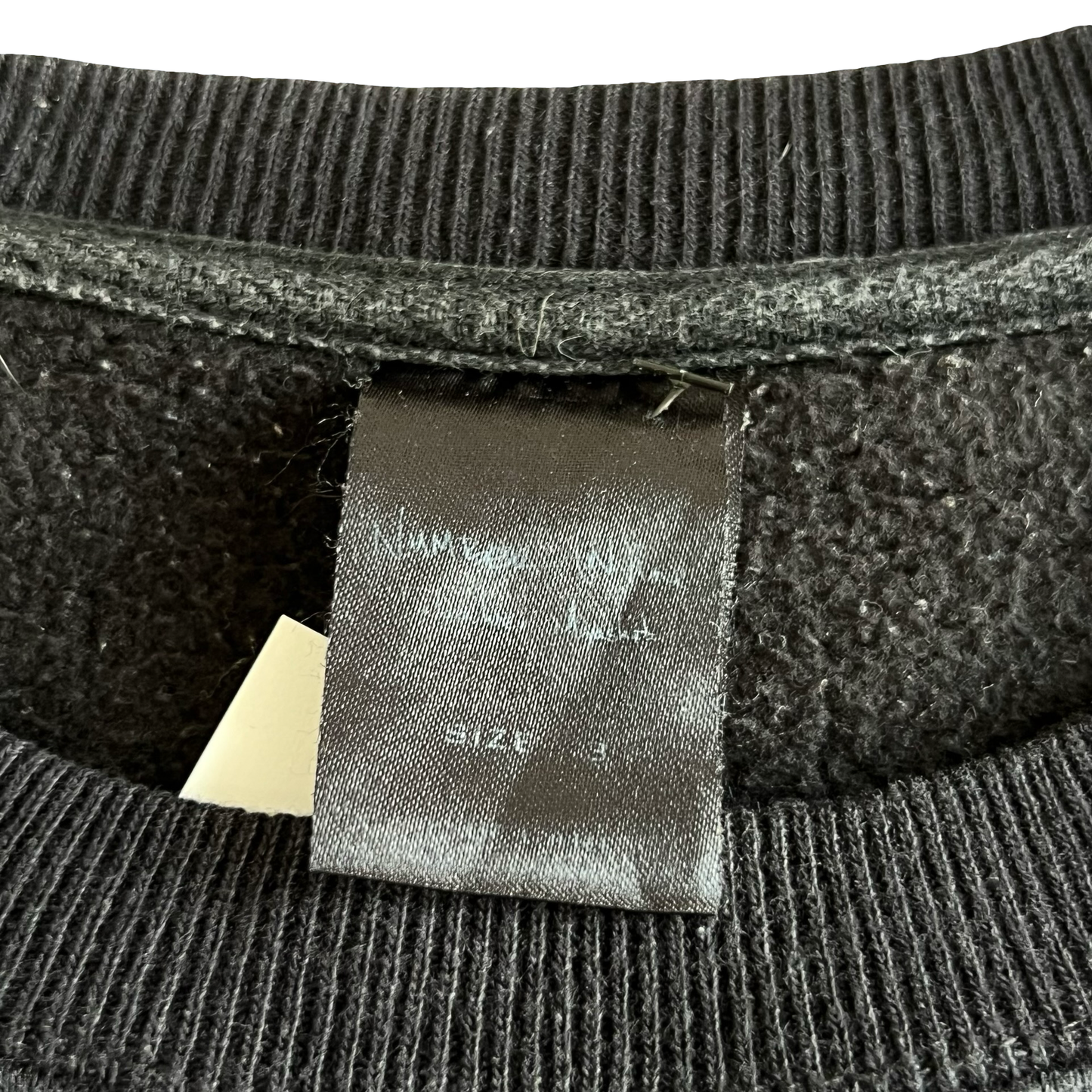 Number (N)ine Rolling Stones Pierced Tongue Crewneck SZ 3