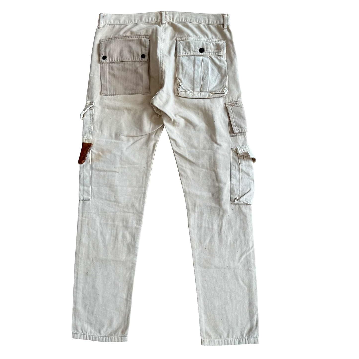 Undercover Leather Pocket Cargo Pants SS12 SZ 3