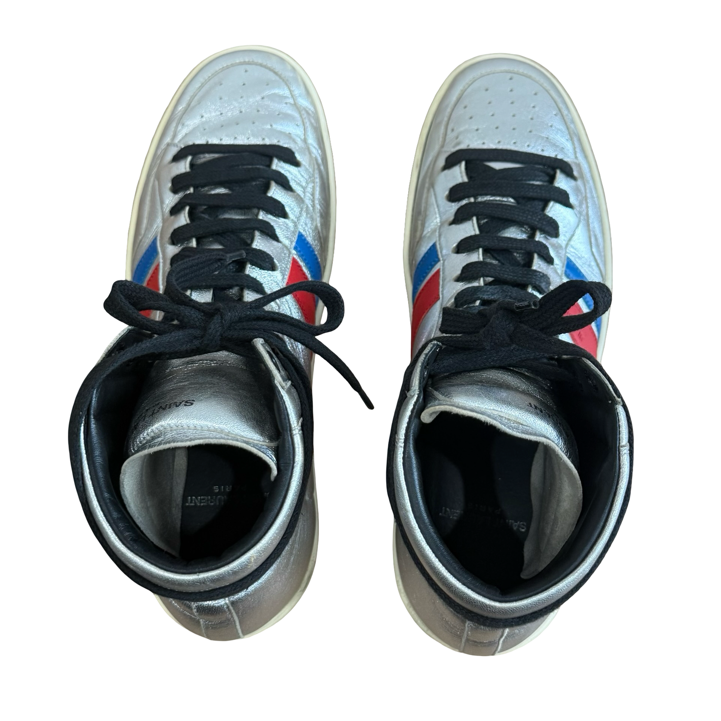 Saint Laurent SS14 SL04H Metallic Sneaker SZ 41.5