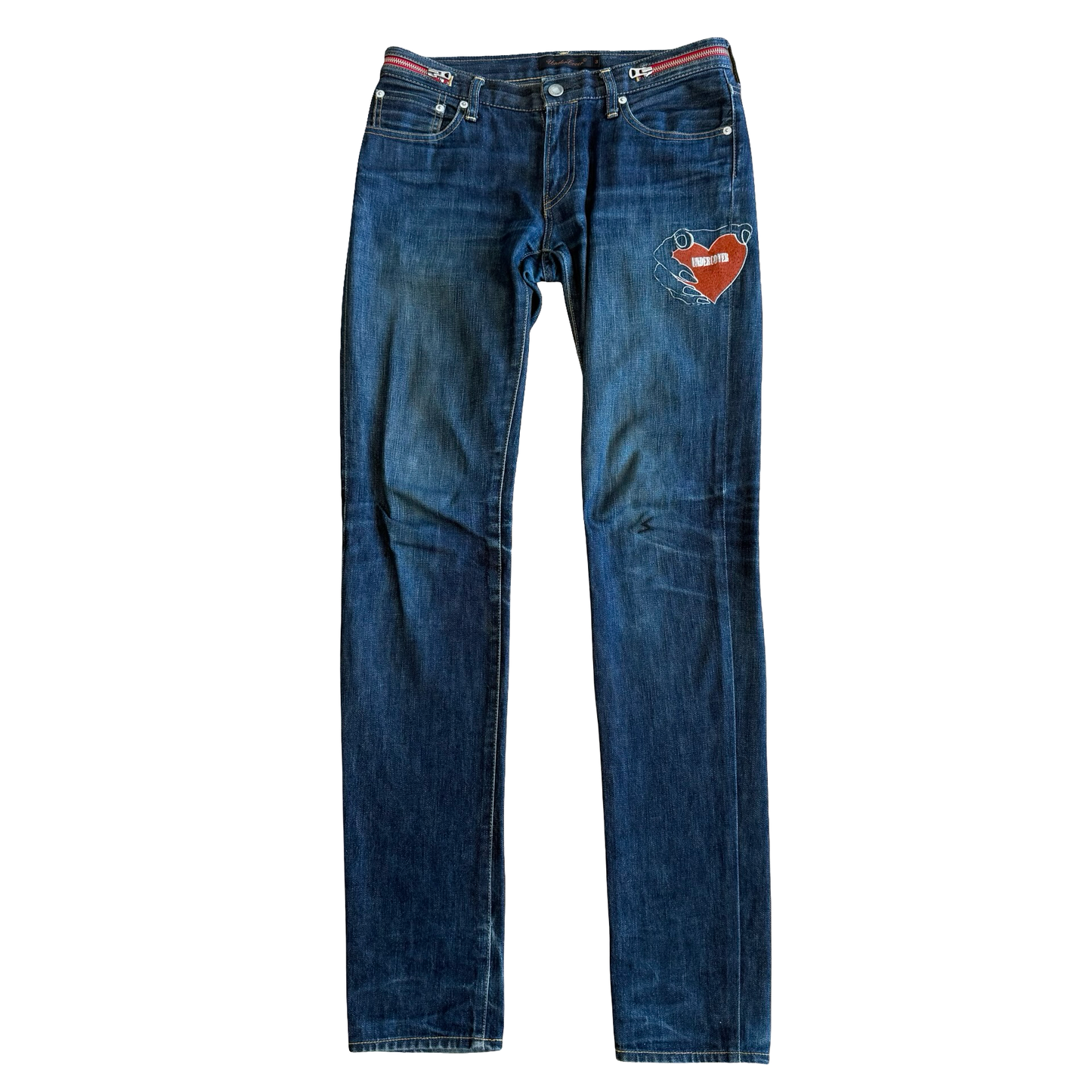 Undercover Zipper/Heart Raw Denim AW07 Sz 3