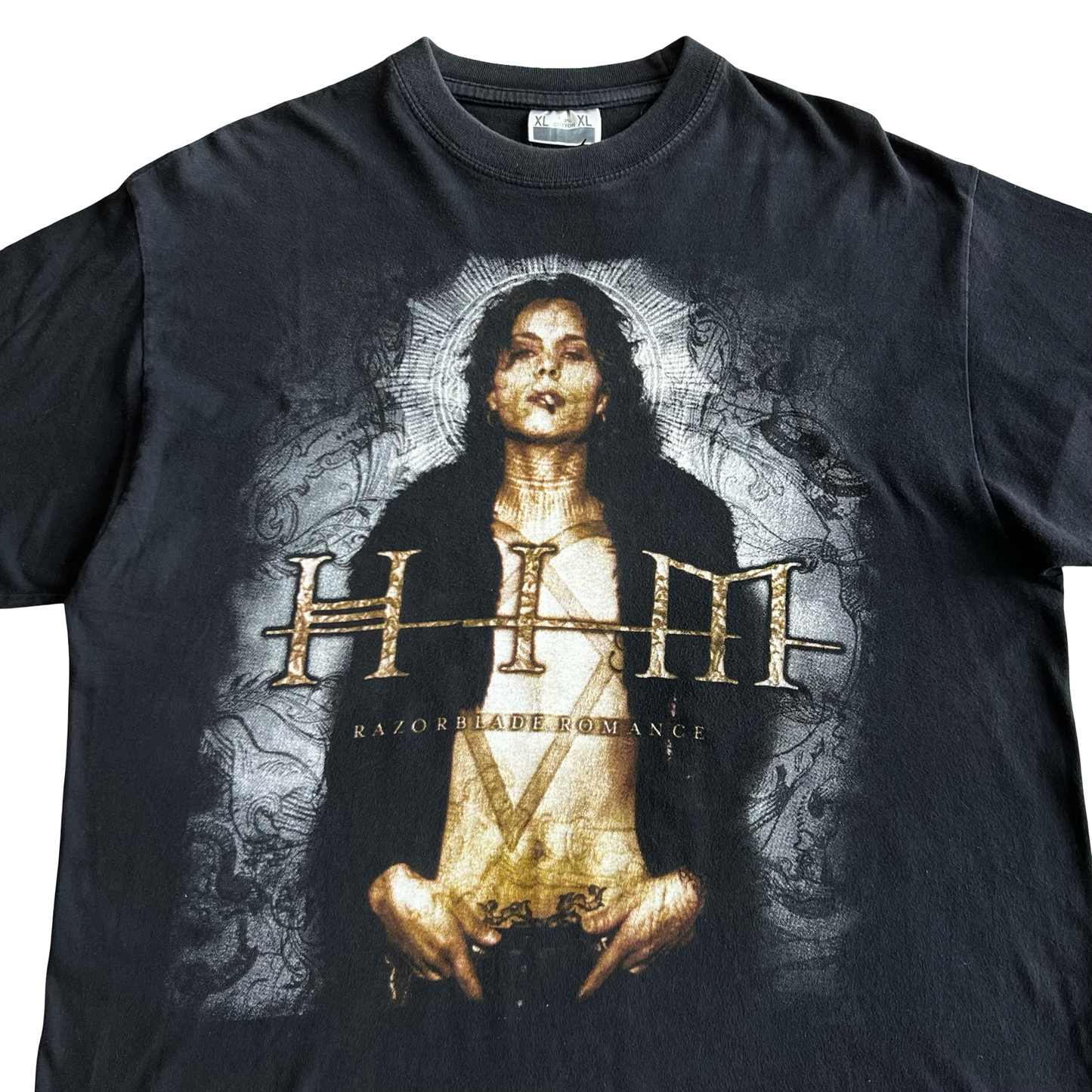 Vintage HIM Razor blade Romance Euro T-Shirt SZ XL