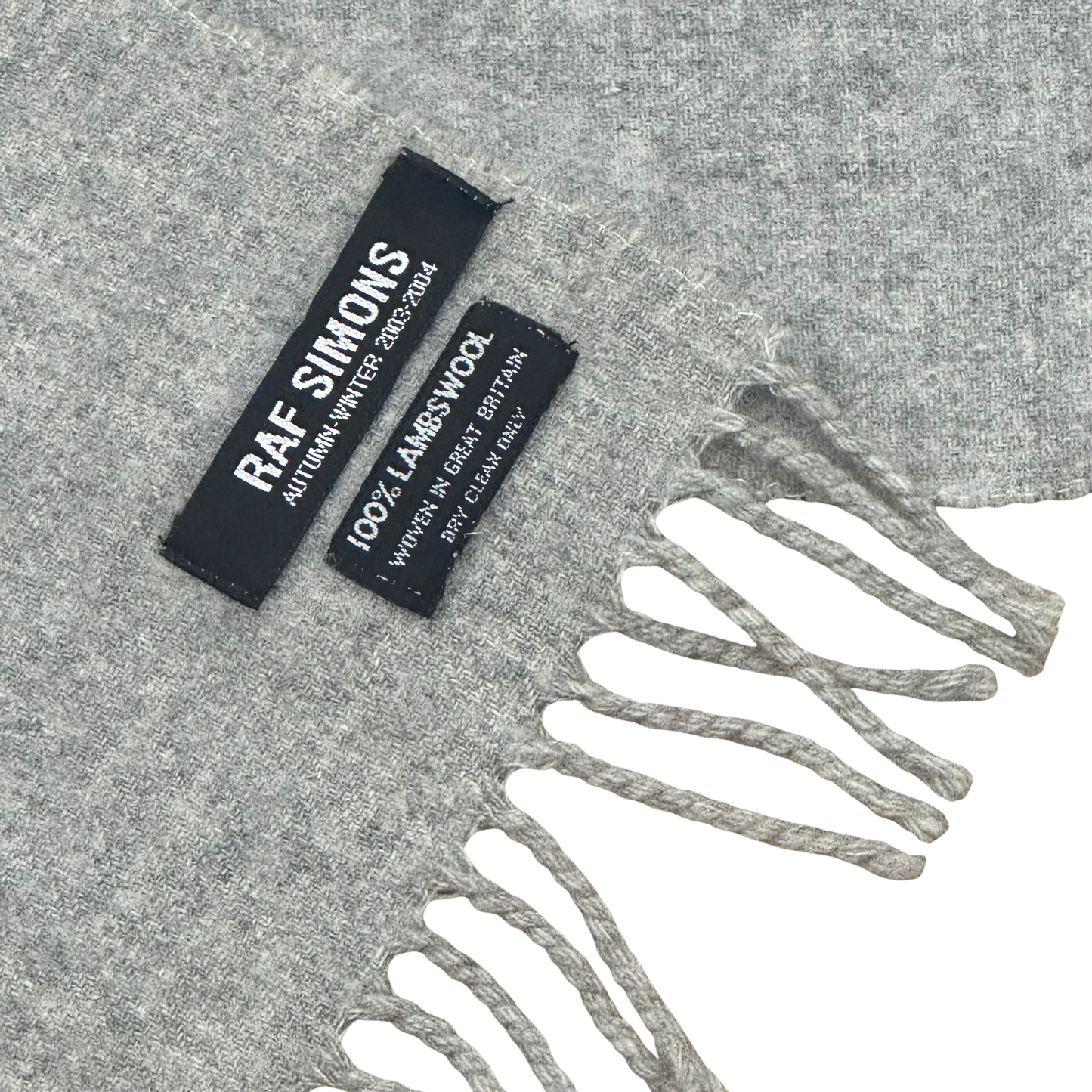 Raf Simons Lambs Wool Scarf AW03