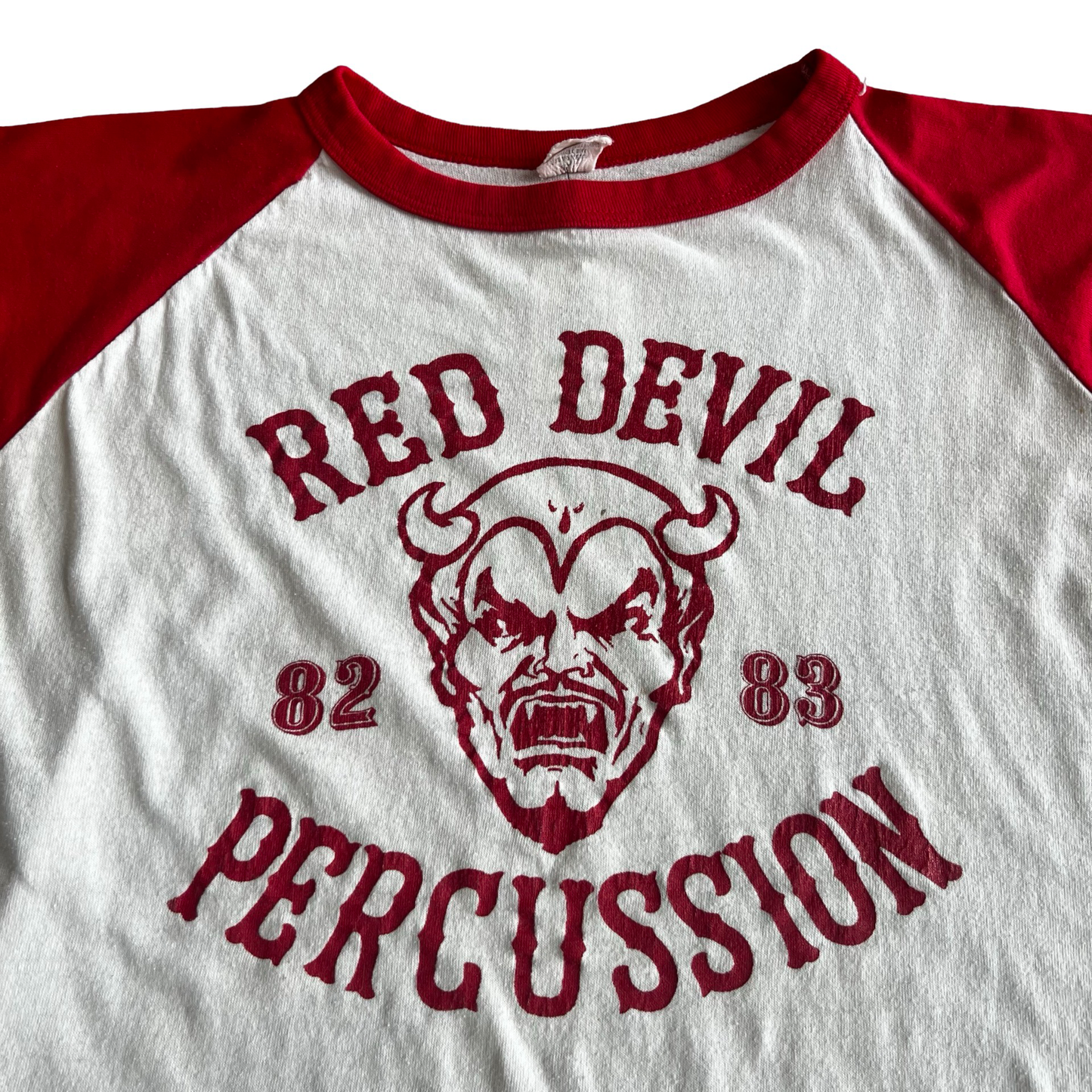 Vintage 80s Red Devil Percussion T-Shirt SZ M