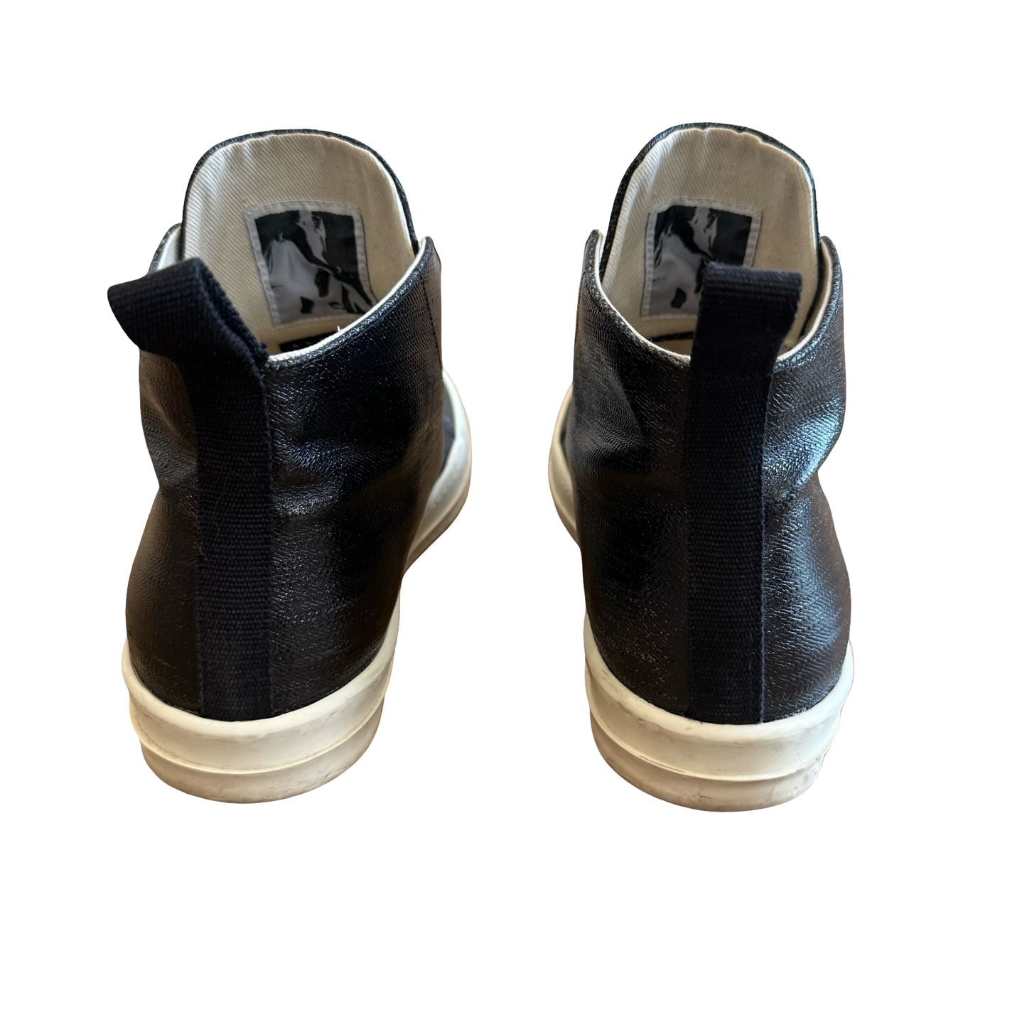 Rick Owens Waxed Canvas Island Dunks SZ 43