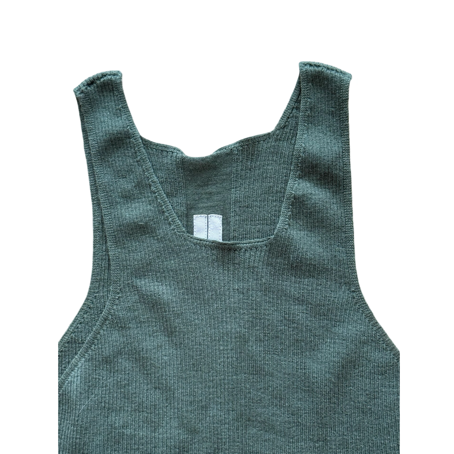 Rick Owens Women's Green Tank Top FW17