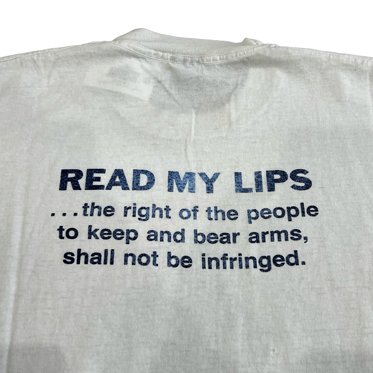 Vintage 90s Don't Tread On Me Machine Gun T-Shirt SZ L