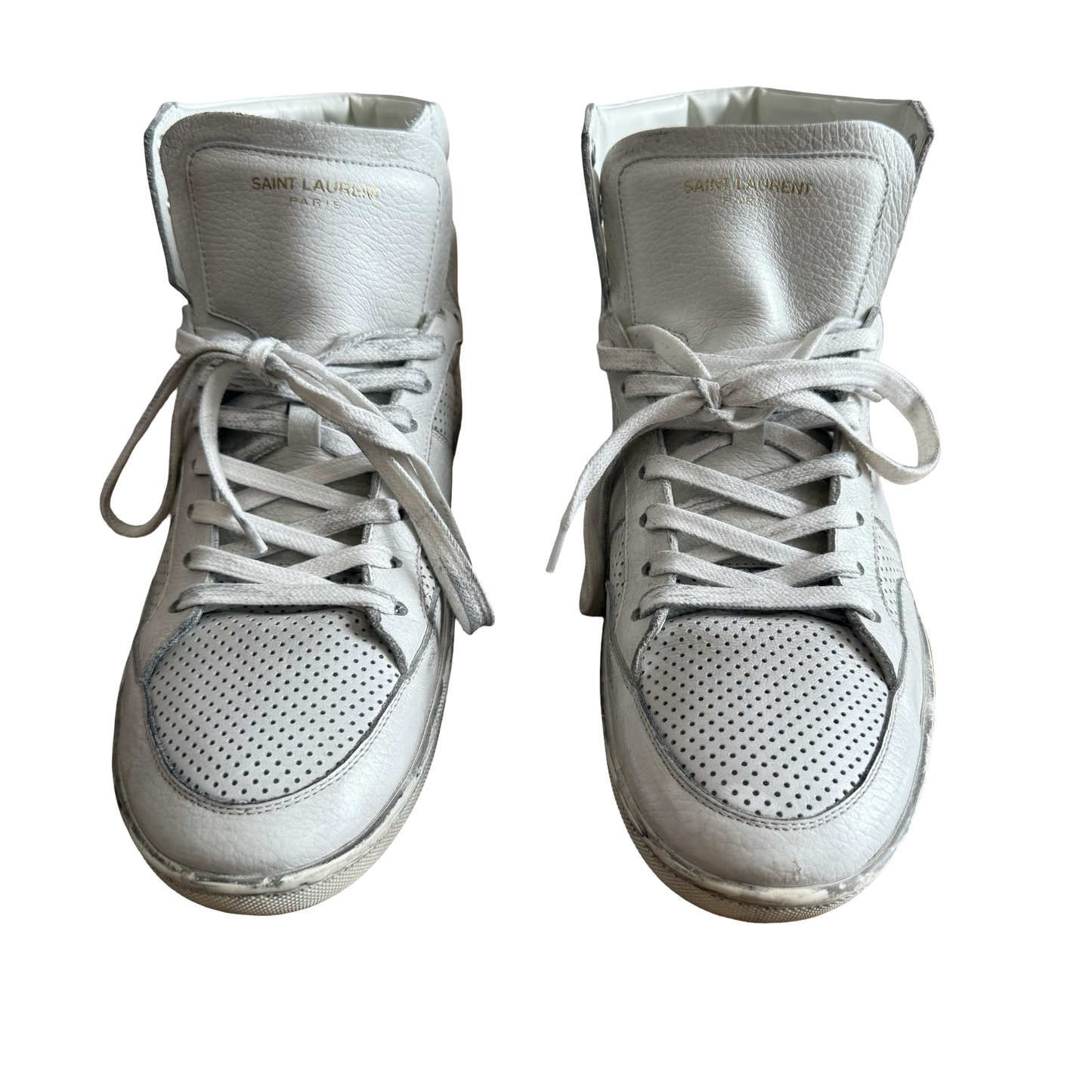 Saint Laurent SL10h Perforated Sneakers SZ 43