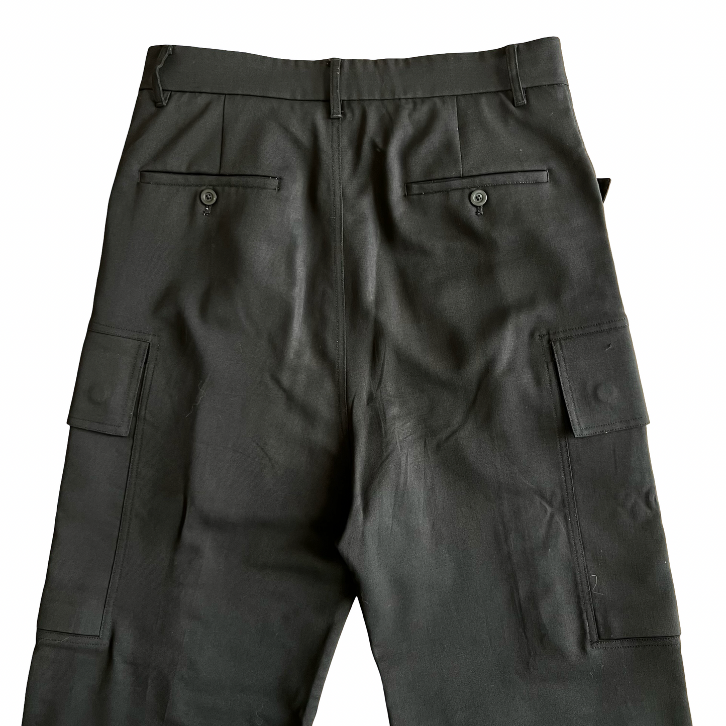 Rick Owens Mastadon Tailored Flat Cargo Sz 46