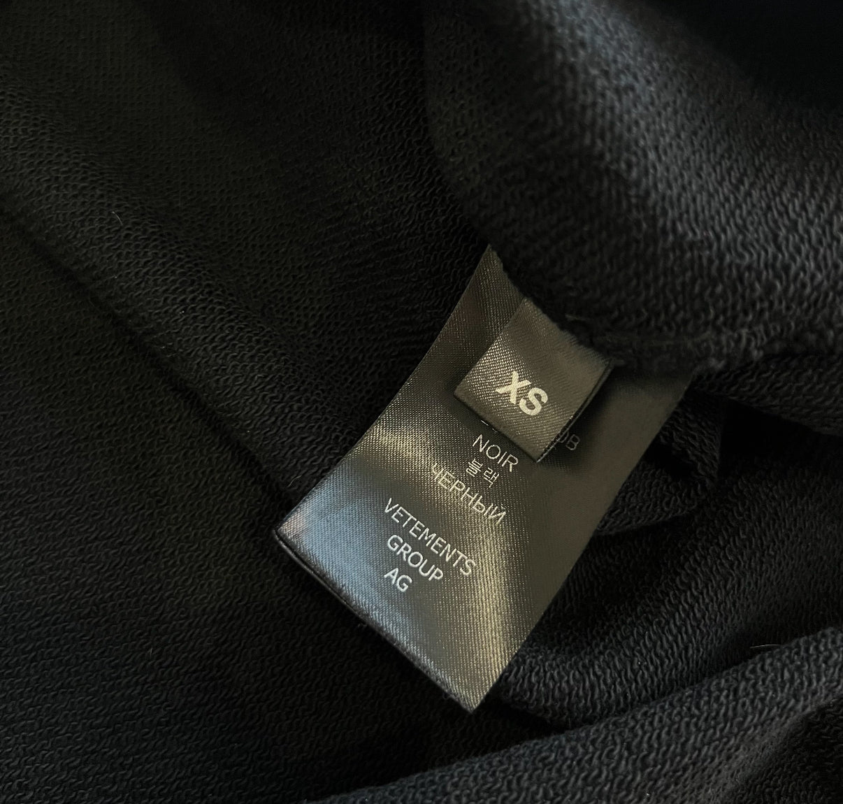 Vetements’ Reincarnation Services’ Crewneck SZ XS