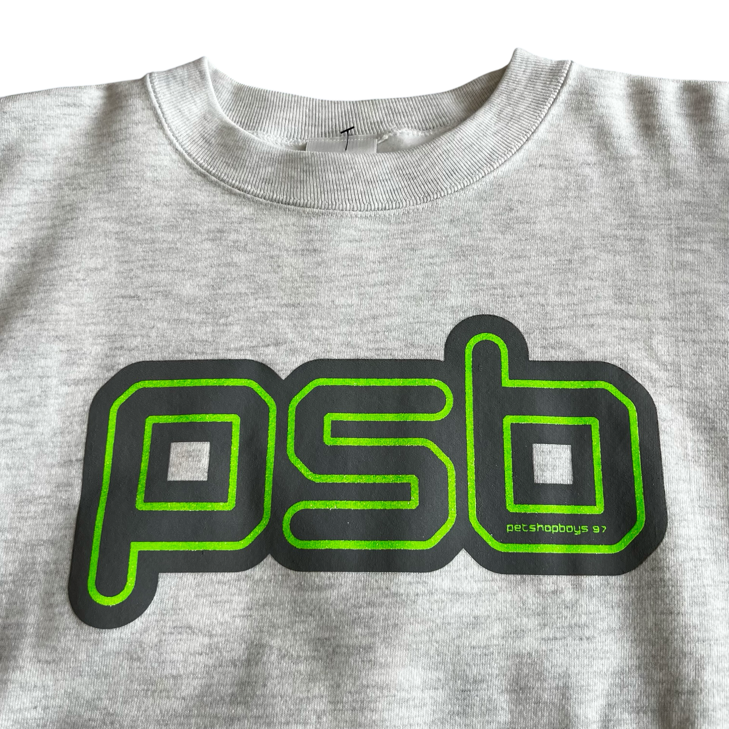 Vintage 1997 Pet Shop Boys PSB UK Band Crewneck Sweatshirt SZ L