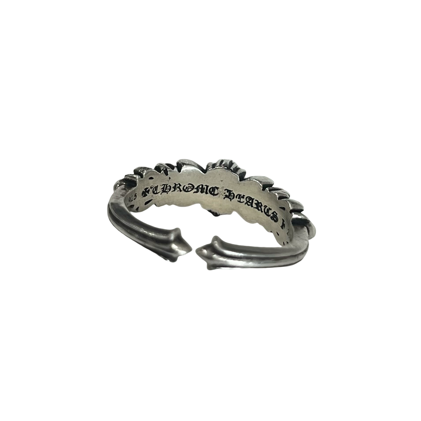Chrome Hearts Baby Double Floral Ring SZ 7.5