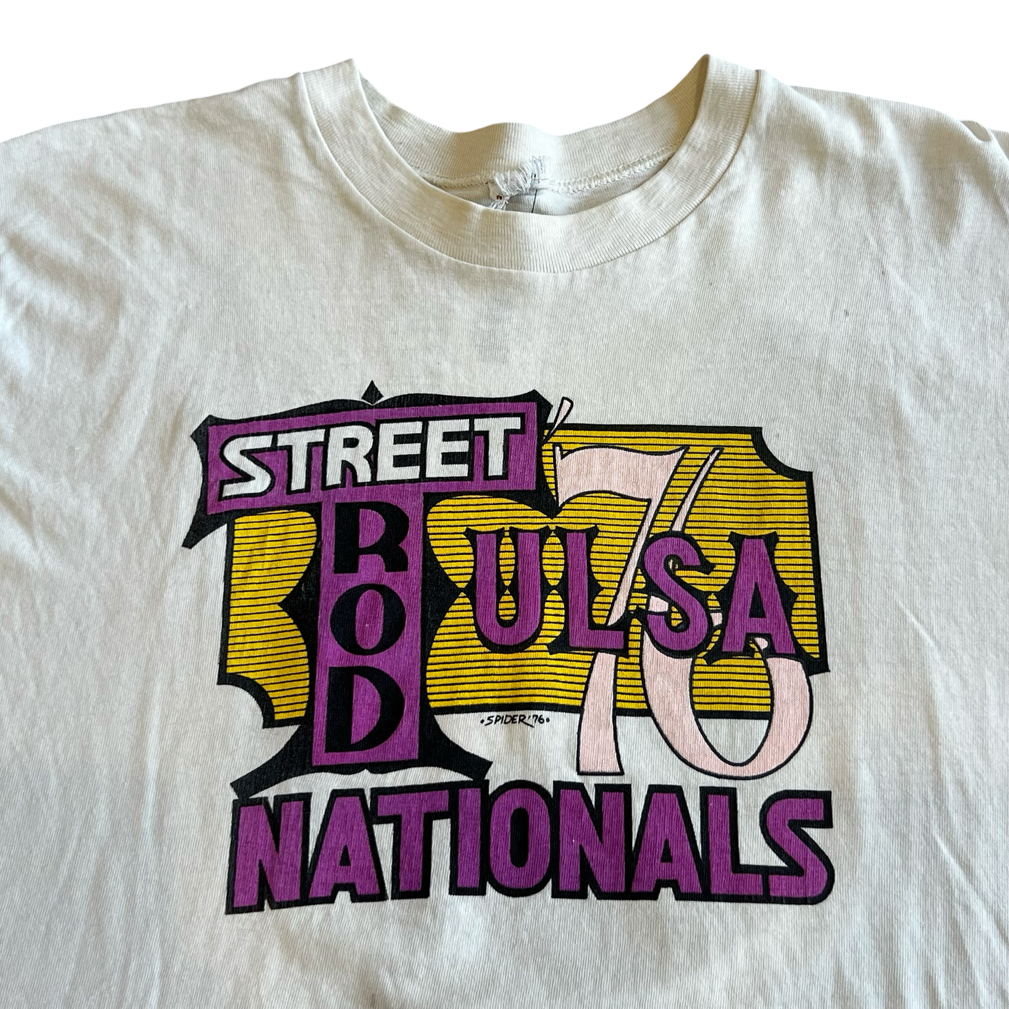 Vintage 70s Tulsa Street Rod Car T-Shirt SZ L