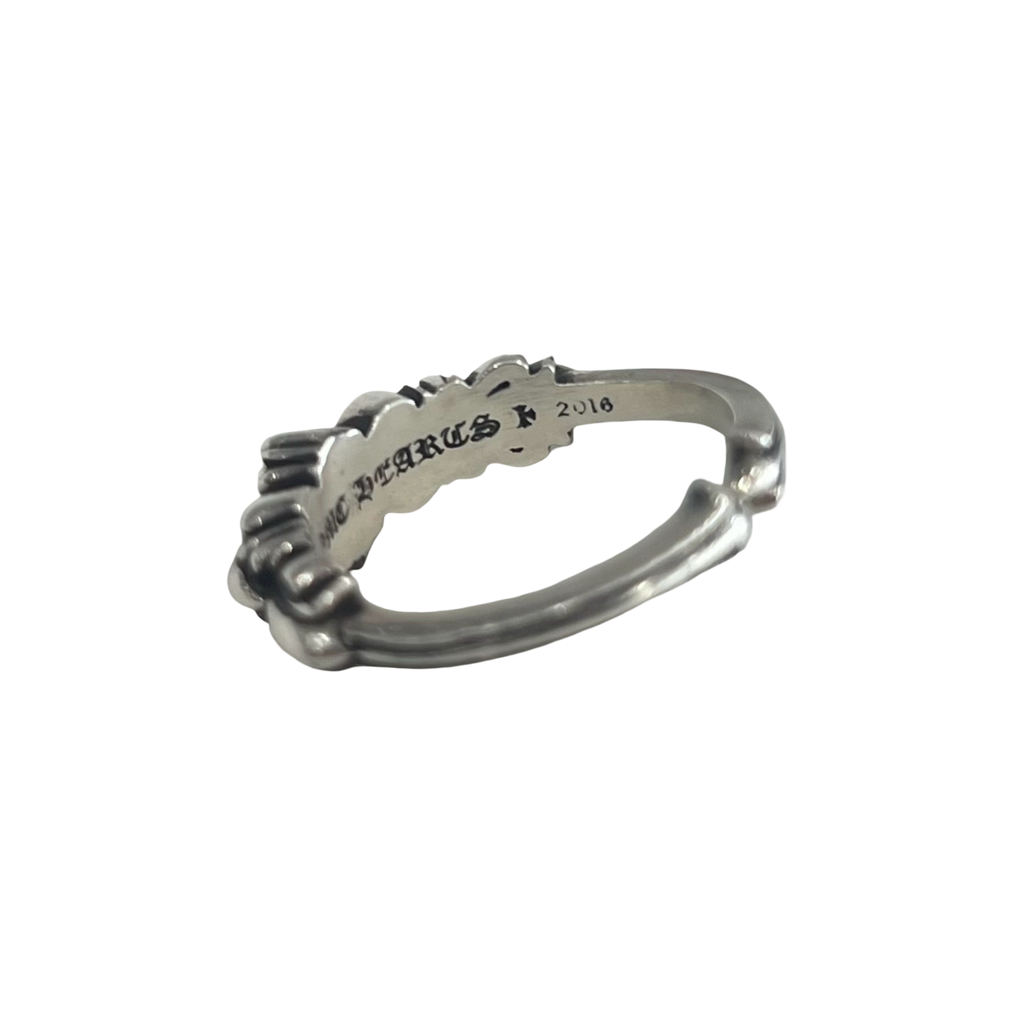 Chrome Hearts Baby Double Floral Ring SZ 7.5