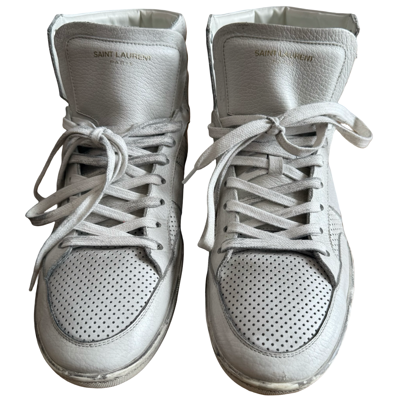 Saint Laurent SL10h Perforated Sneakers SZ 43
