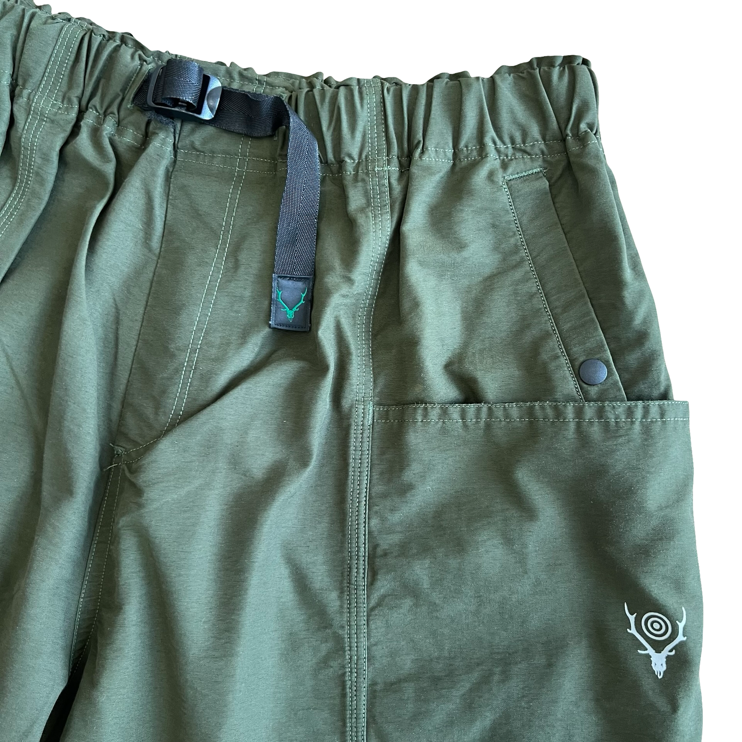 South2 West8 Belted Nylon Trousers SZ L