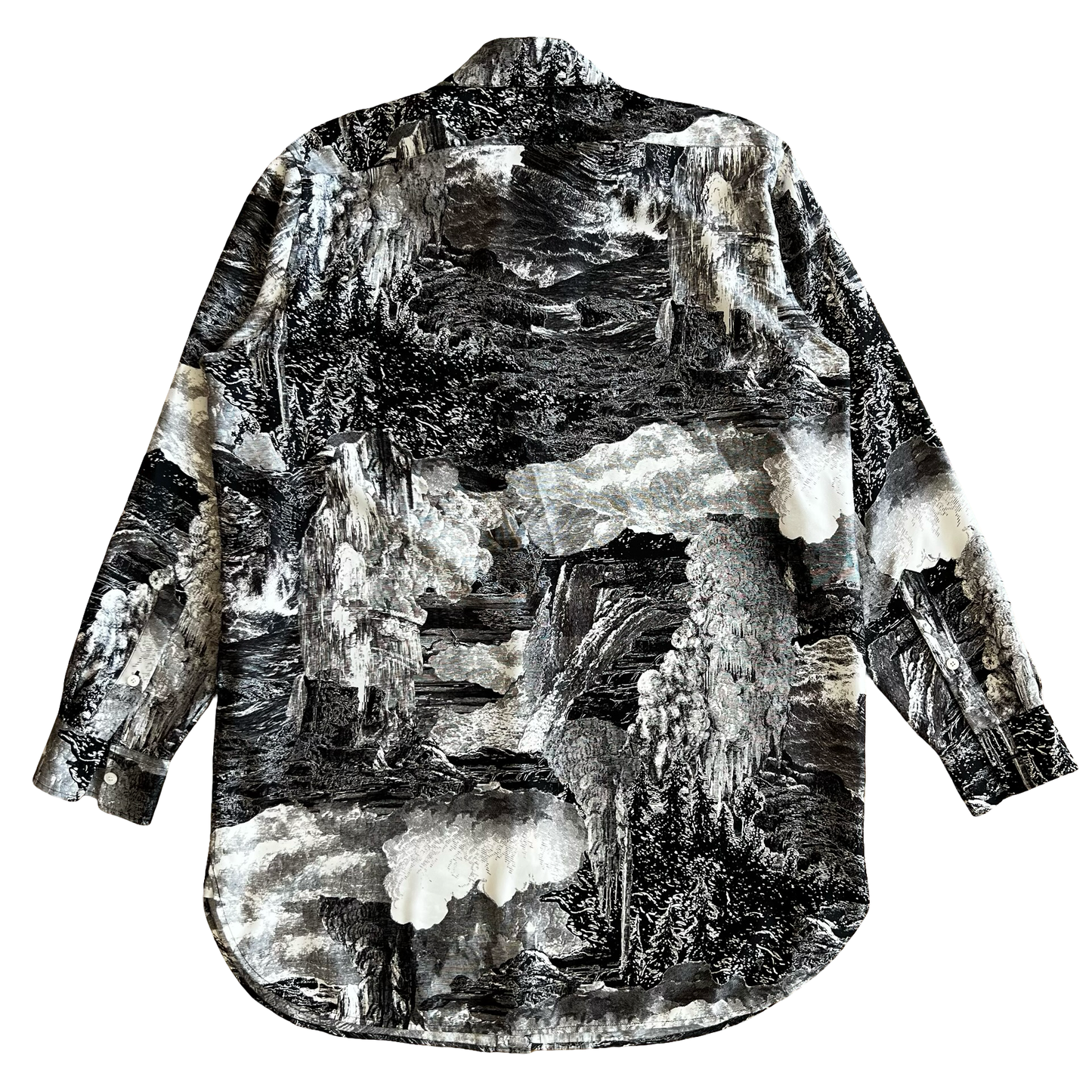 Burberry Dreamscape Silk Button-up SZ M