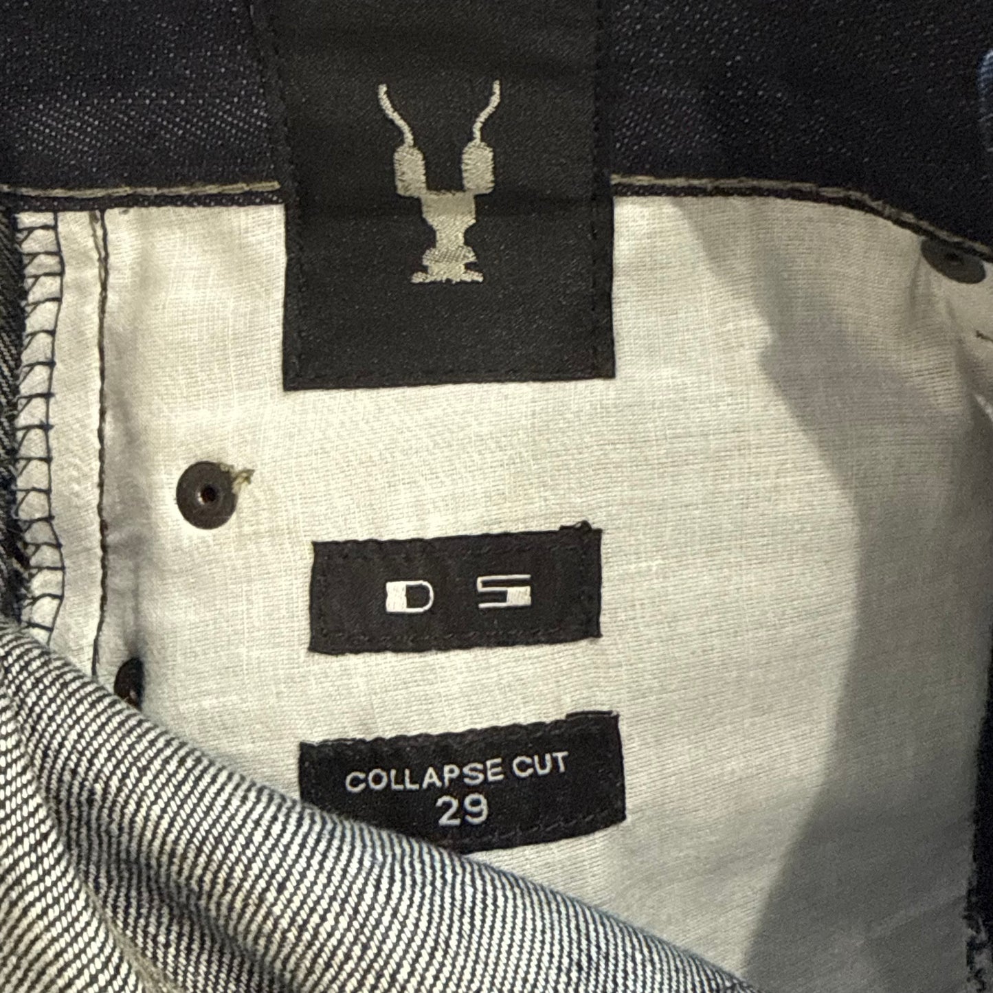 Rick Owens Collapse Cut Denim Sz 29