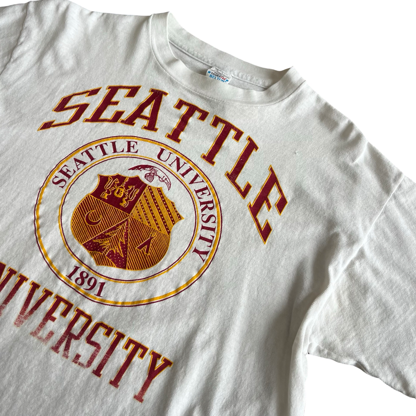 Vintage 70s Seattle University Crest T-Shirt SZ L