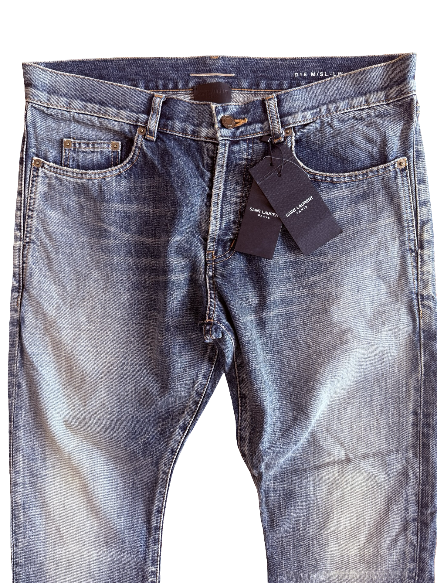 Saint Laurent D18 Light Wash Denim SZ 32