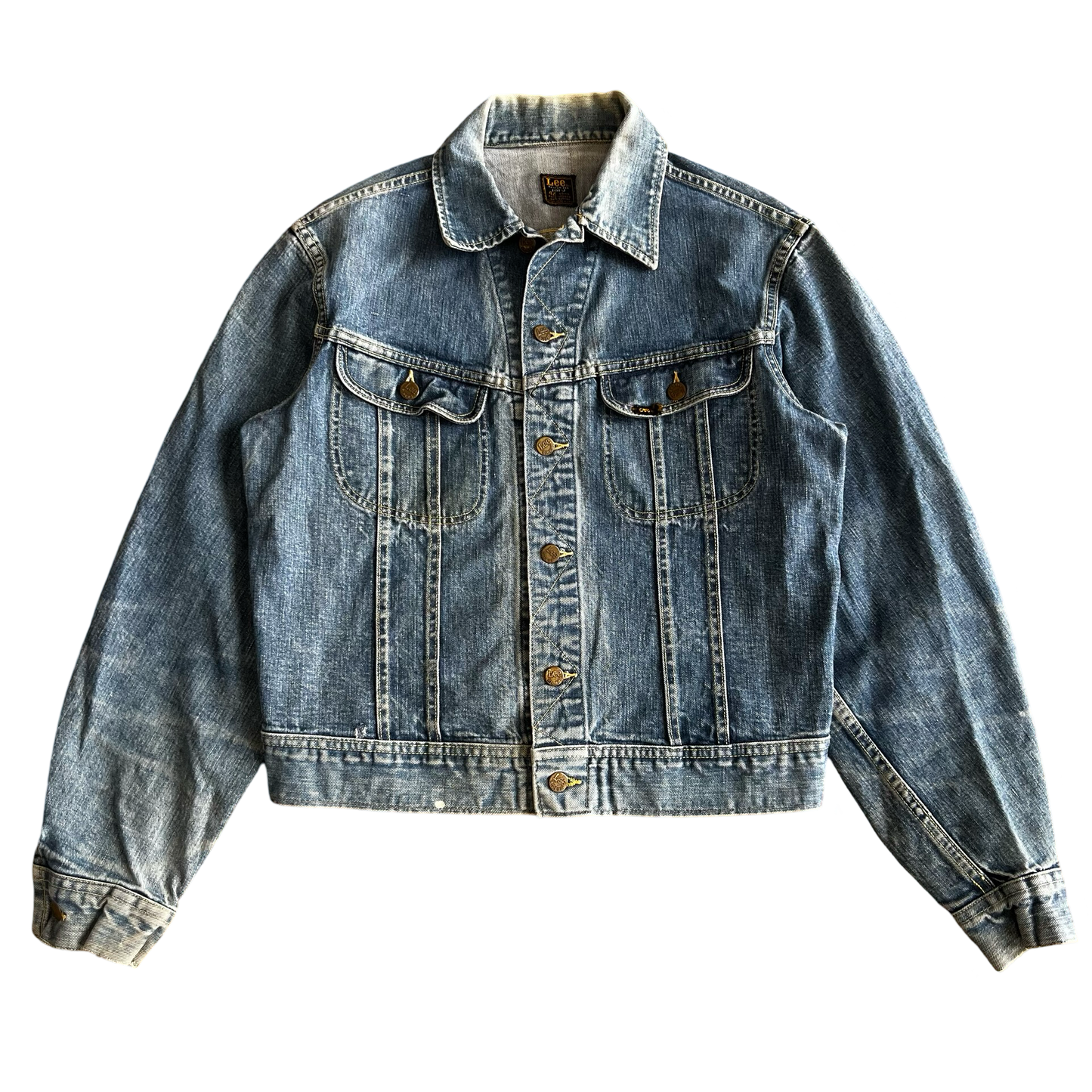 Vintage 1960s Lee Riders 101-J Jean Jacket SZ 42 Long
