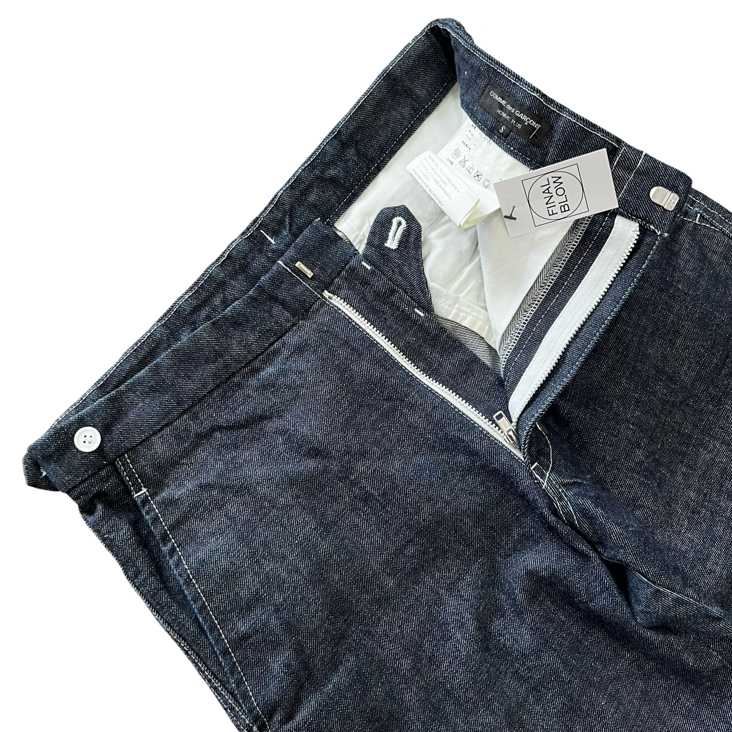 Comme des garçons Flower Denim SS02 Sz 30
