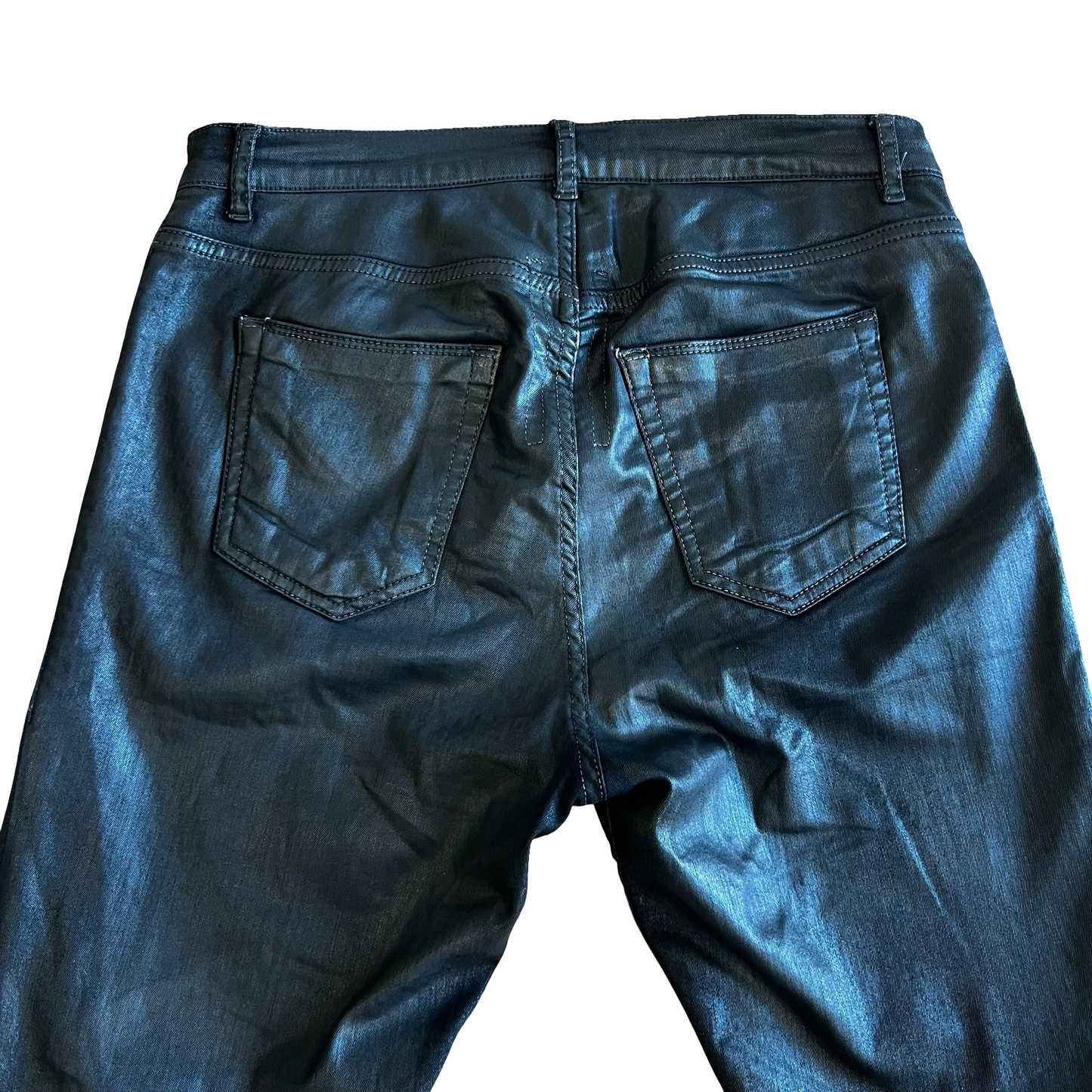 Rick Owens Waxed Torrence Denim SZ 30
