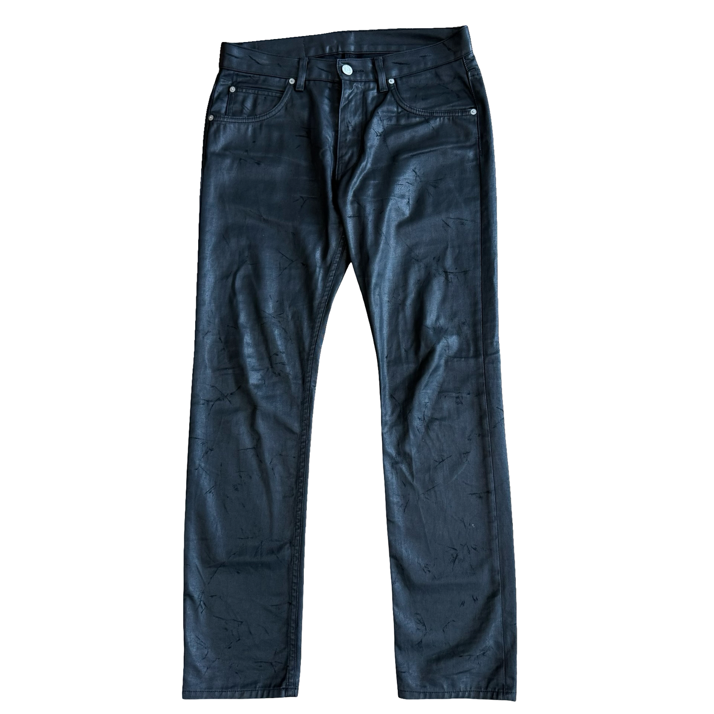 Helmut Lang Black Waxed Denim SZ 30