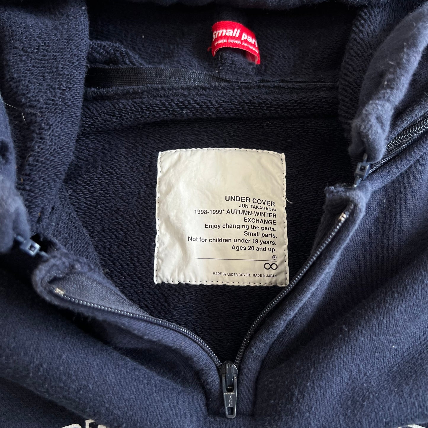 Undercover ‘Son Of Frankenstein’ Small Parts Hoodie AW98 Sz Medium