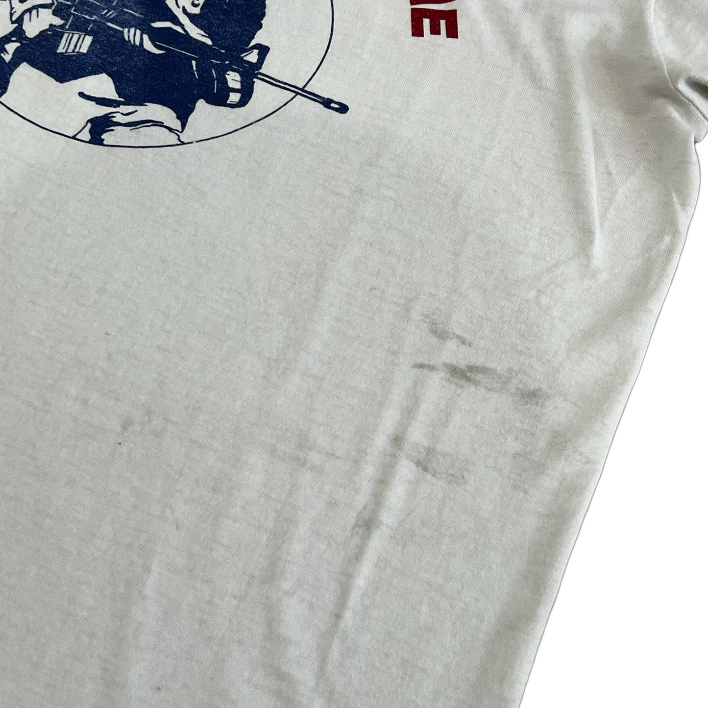Vintage 90s Don't Tread On Me Machine Gun T-Shirt SZ L