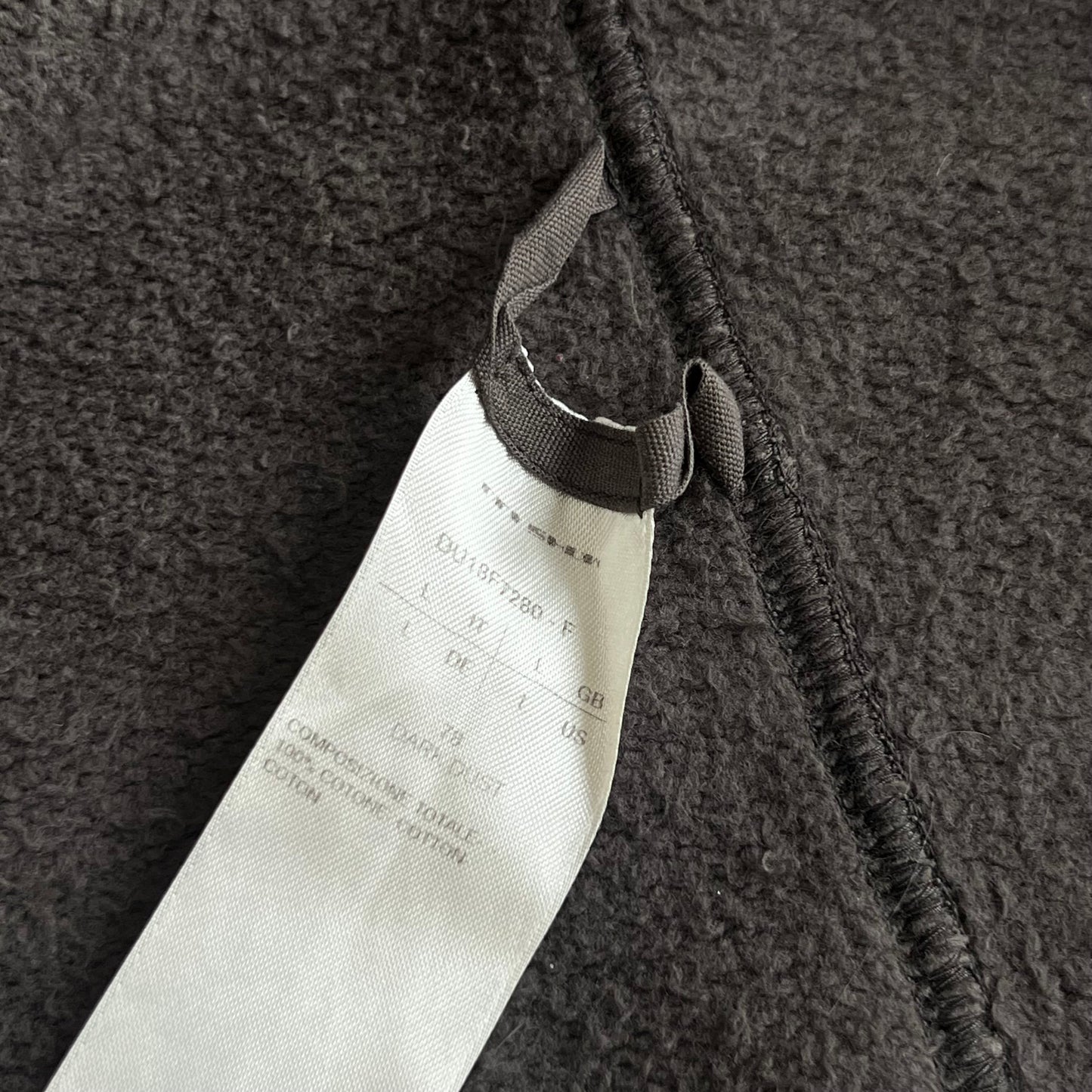 Rick Owens Dark Dust Gimp Hoodie SZ L