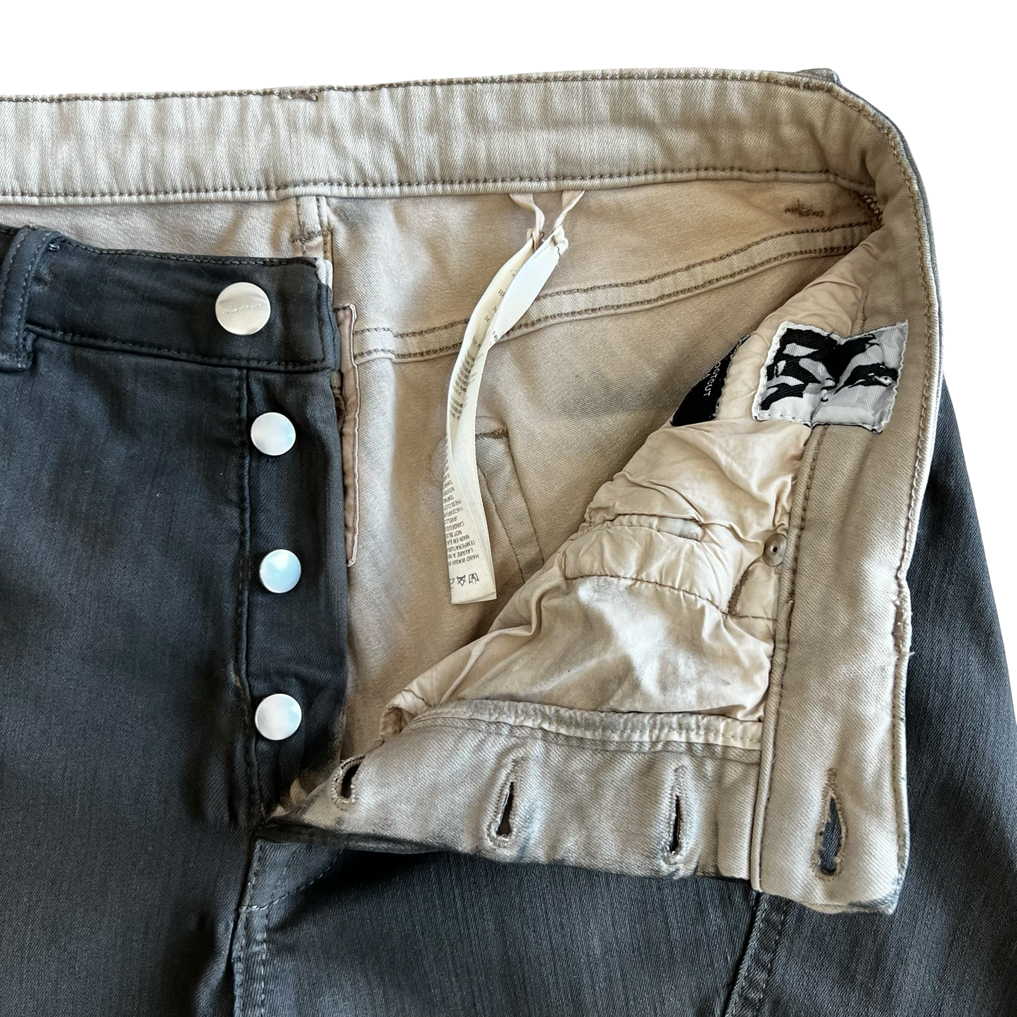 Rick Owens Gradient Bias Bootcut Gradient Denim AW23 SZ 34