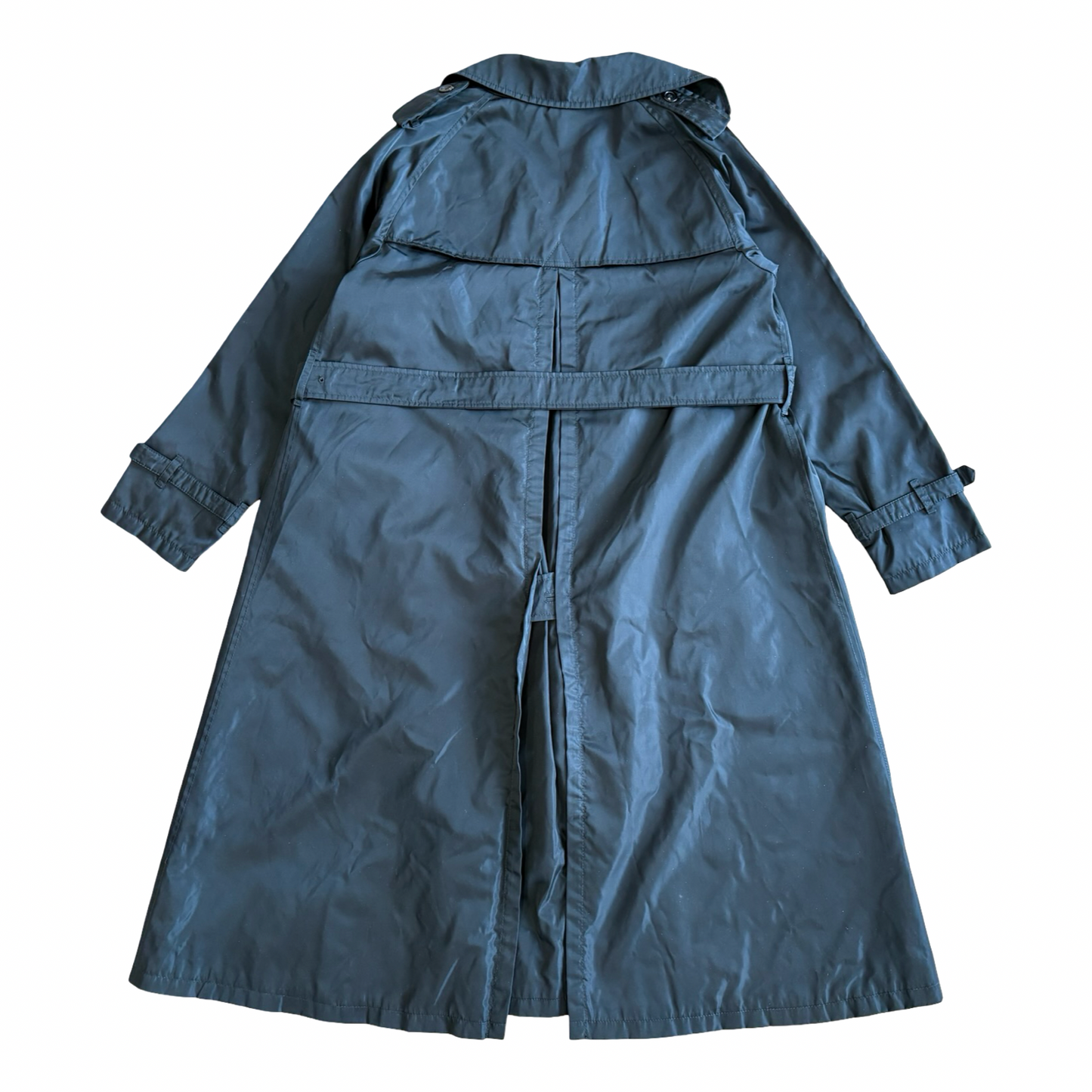Vintage Prada Nylon Removable Belt Trench Coat size L