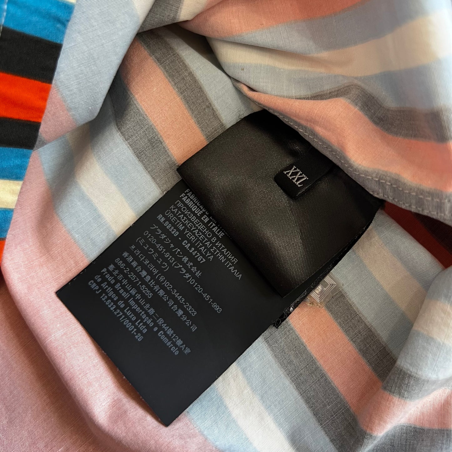 Prada Bayadere Shirt SZ XXL